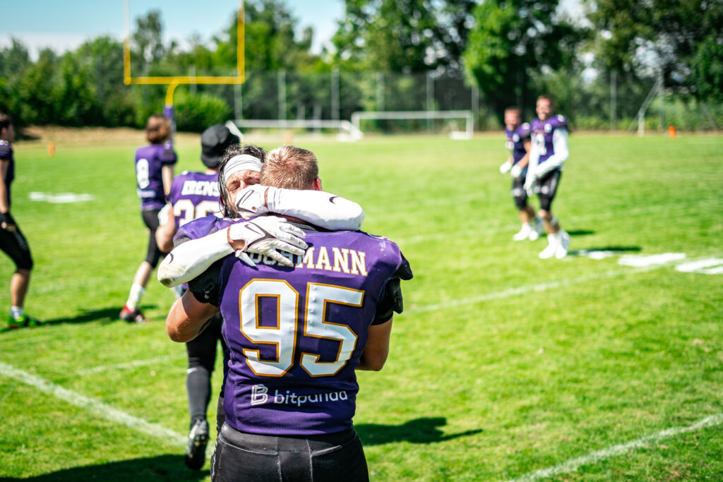 Football-Spieler mit der Rückennummer 95